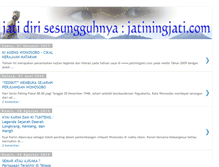 Tablet Screenshot of jatiningjati.com